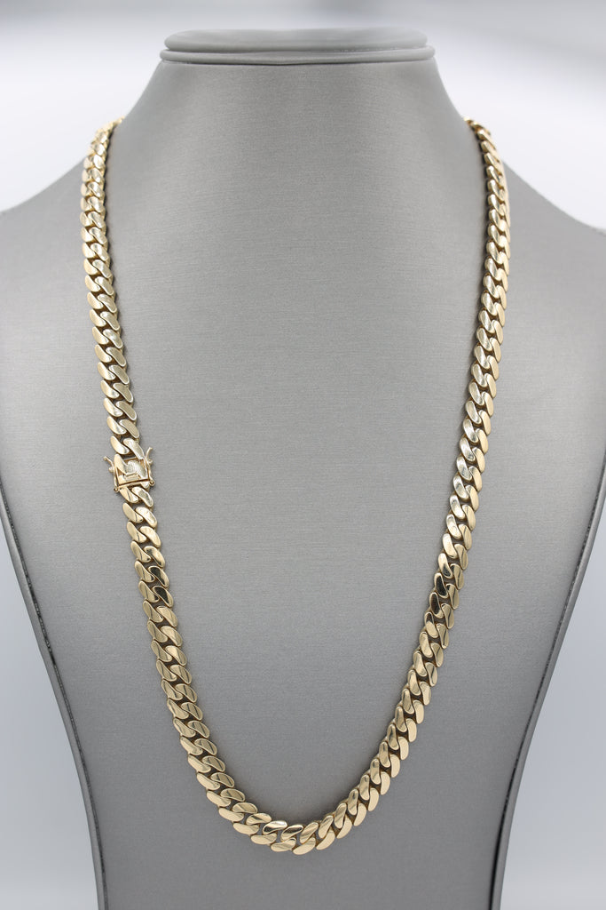 *NEW* 207 14k Miami Hollow Hybrid Cuban Chain For Men (8.5MM / 24" Inches) - JTJ™ - Javierthejeweler
