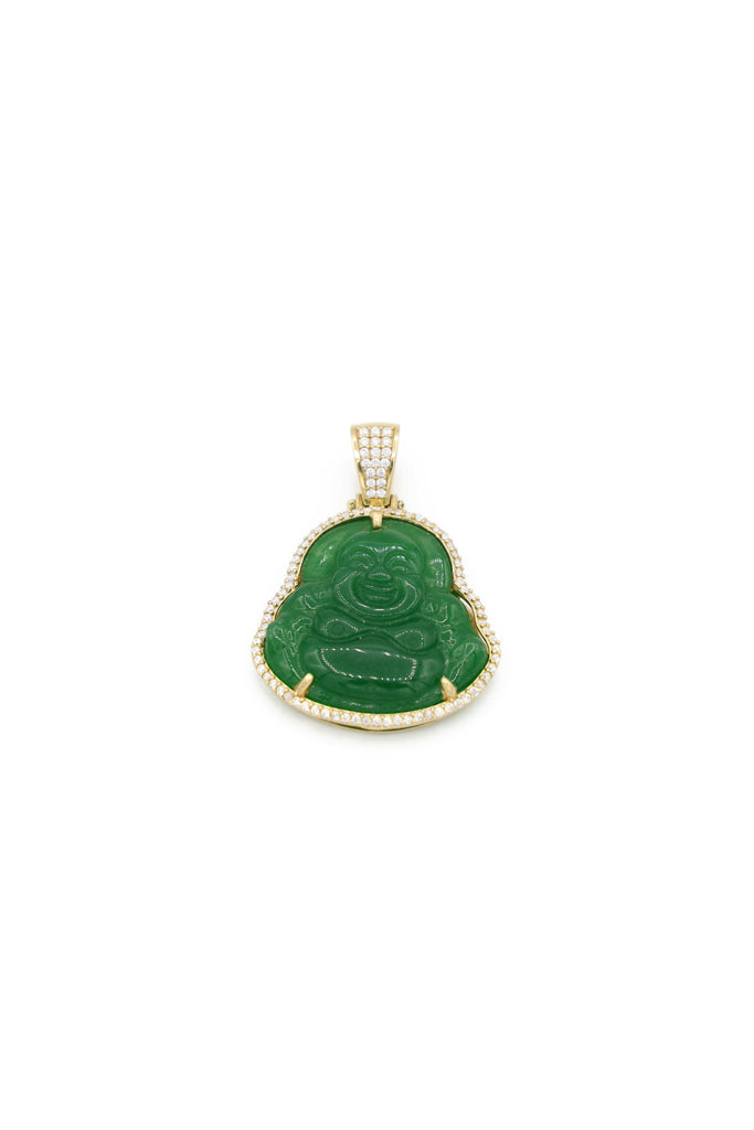 *NEW* 207 14k Buddha Green CZ Pendant (M) - JTJ™ - Javierthejeweler