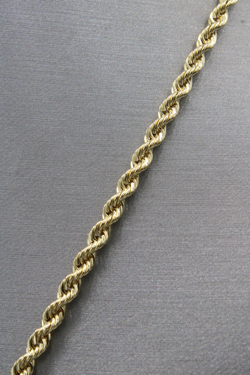 *NEW* 14K San Judas Pendant W/ Hollow Rope Chain JTJ™ Javierthejeweler