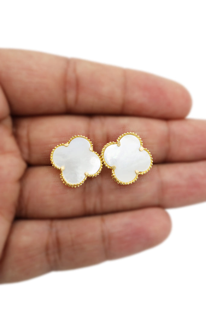 *NEW* 14K White VC Earrings (M) - JTJ™ - Javierthejeweler