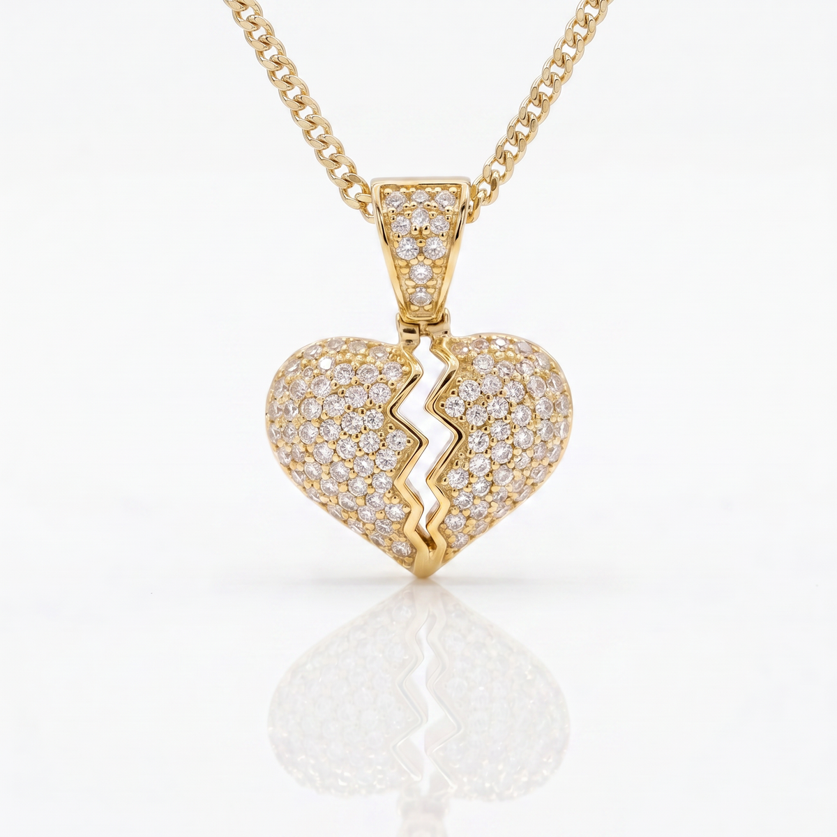 14K Small Dark Blue Clover Pendant NYC – Javierthejeweler