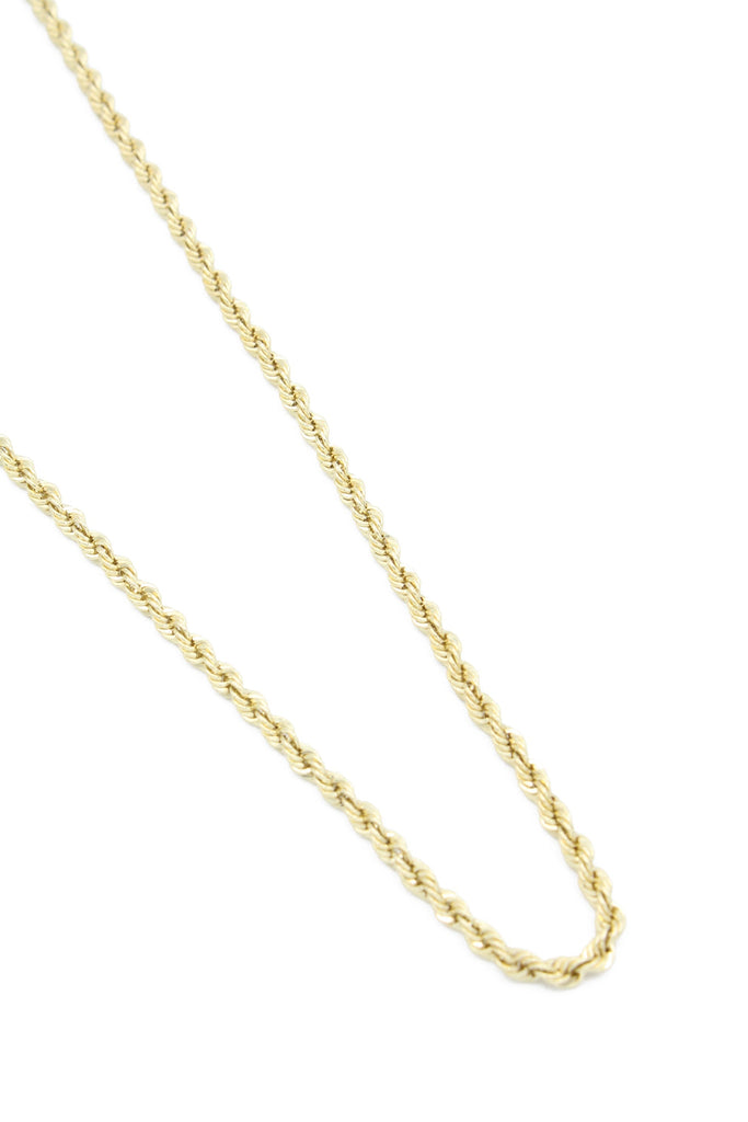 *NEW* 14K Semi Solid Rope Chain (4MM / 26" Inches) JTJ™ - Javierthejeweler