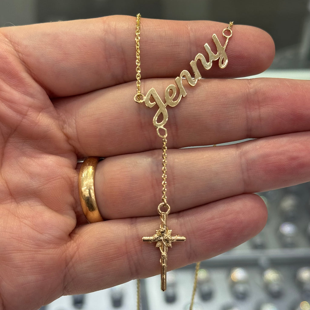 14K CRUSITA Style Custom Cross Necklace 😍 JTJ™ - Javierthejeweler