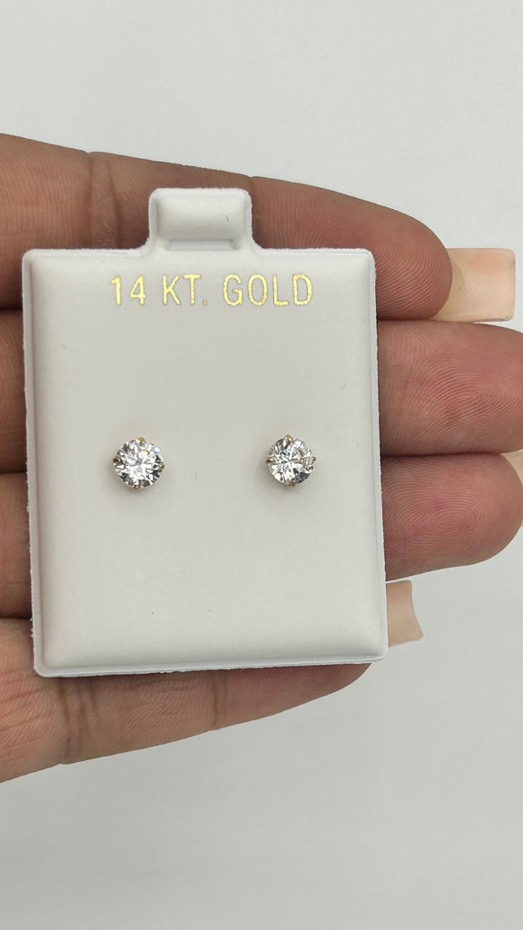 *NEW* 14k 207 Cz Earrings (M) JTJ™ - Javierthejeweler