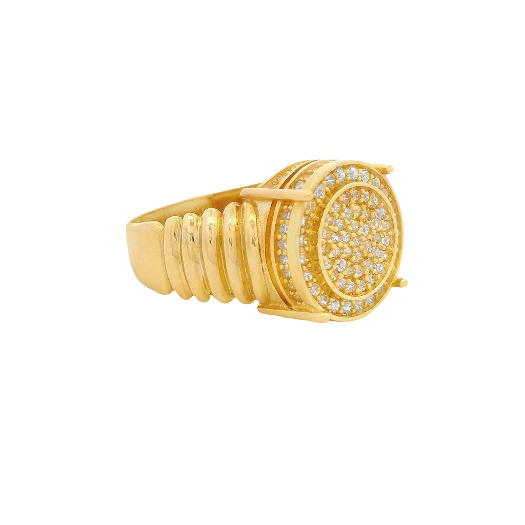 14K Round CZ Style Ring JTJ™ - Javierthejeweler