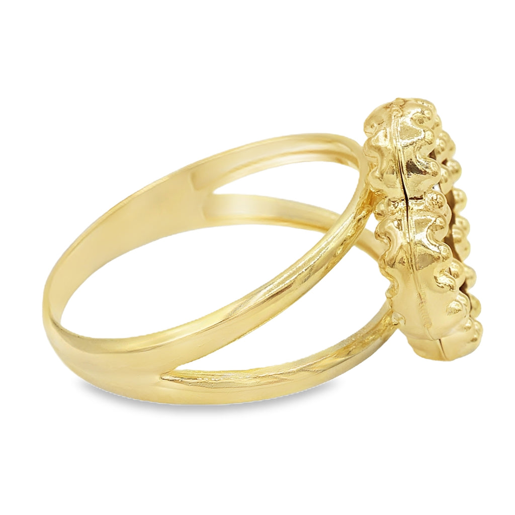 14k Women’s Black Alt. Clover Ring JTJ™ - Javierthejeweler