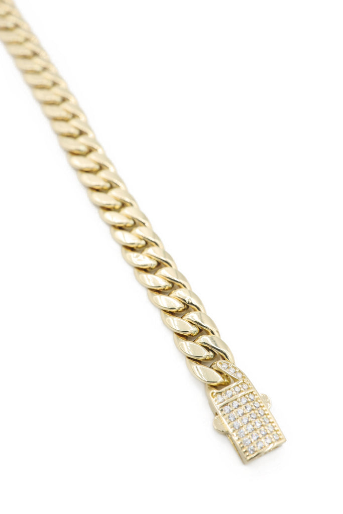 *NEW* 14K  Hollow Cuban Bracelet (7.5 mm) 🤩 JTJ™- - Javierthejeweler