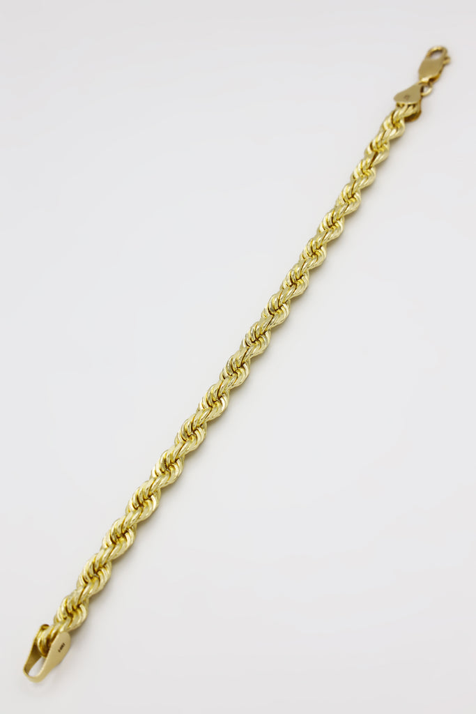 *NEW* 207 14K Solid Rope Bracelet (6.5 MM) JTJ - Javierthejeweler