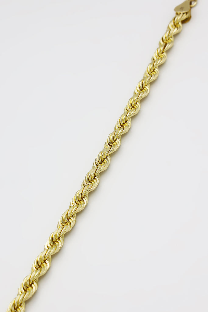 *NEW* 207 14K Solid Rope Bracelet (6.5 MM) JTJ - Javierthejeweler