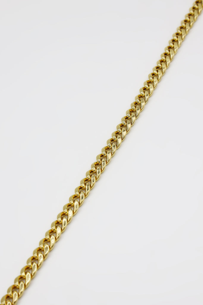 *NEW* 207 14k Miami Hollow Cuban Link Bracelet (6.5 mm) JTJ™- - Javierthejeweler