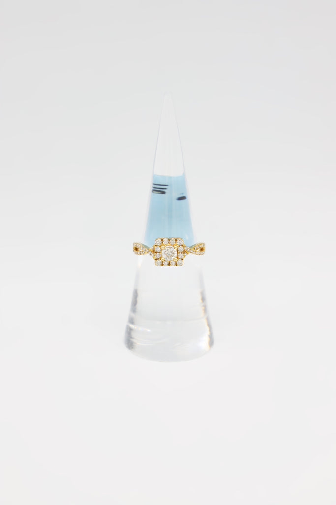 *NEW* 207 14K Square Engagement Diamond 💎 Ring JTJ™ - Javierthejeweler