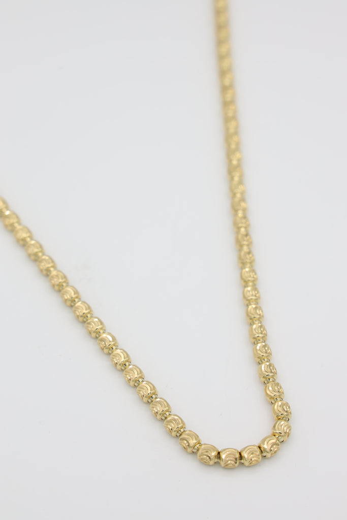 *NEW* 207 14K Moon Cut Chain (5 MM || 24" Inches) JTJ™ - Javierthejeweler