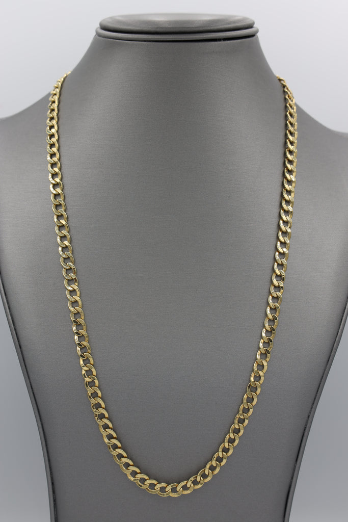 *NEW* 207 14k Hollow Cuban Curb Chain (6.5MM / 24" Inches) JTJ™ - Javierthejeweler