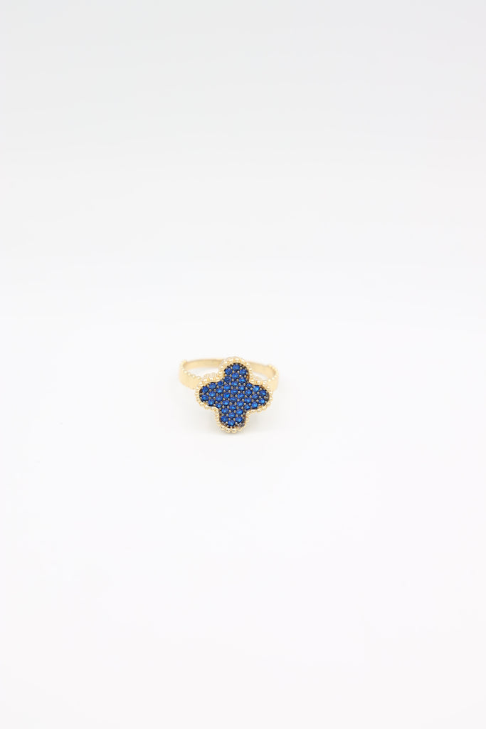 *NEW* 207 14k Women’s (Blue) Clover Ring JTJ™ - Javierthejeweler