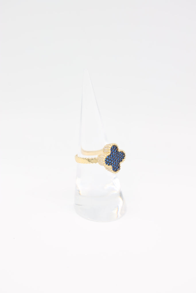 *NEW* 207 14k Women’s (Blue) Clover Ring JTJ™ - Javierthejeweler