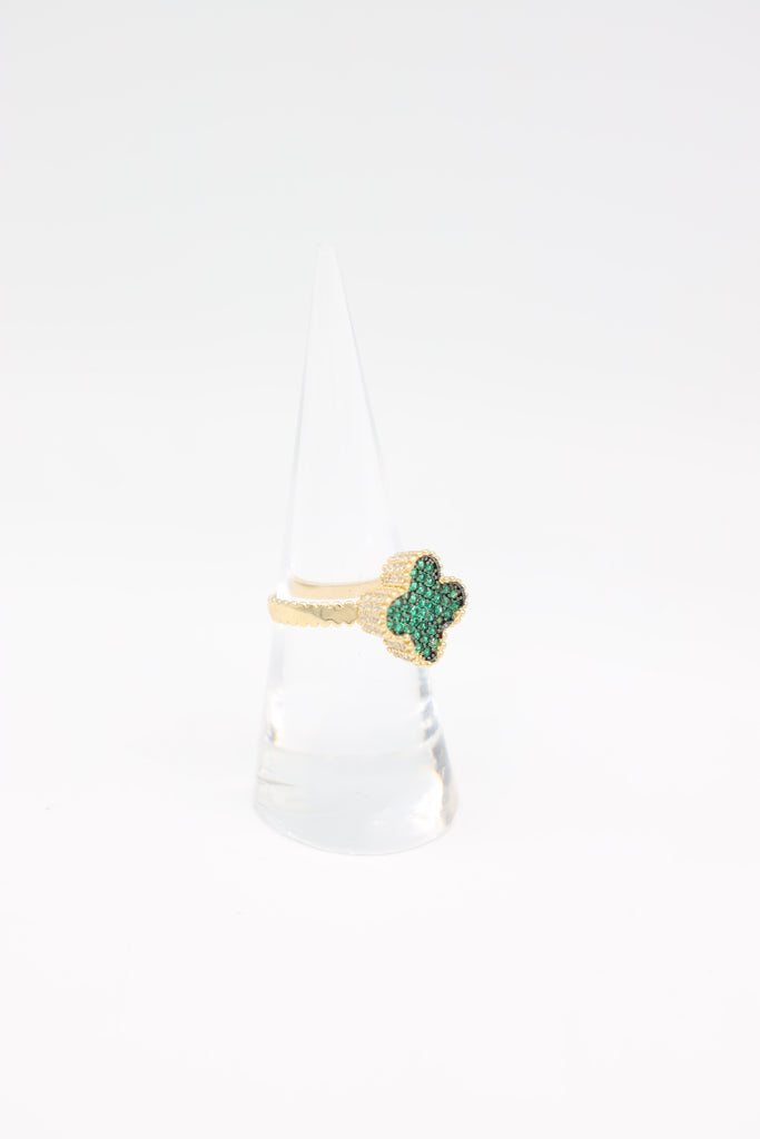 *NEW* 207 14k Women’s (Green) Clover Ring JTJ™ - Javierthejeweler