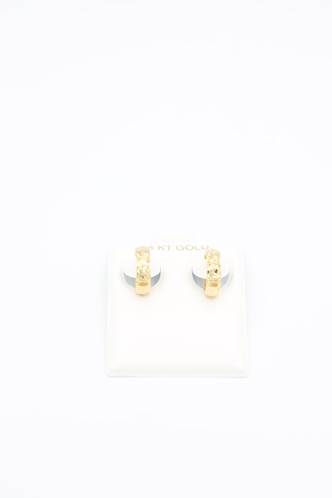 *NEW* 207 14k Diamond Cut Hoop Earrings - JTJ™ - Javierthejeweler
