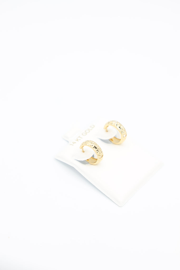 *NEW* 207 14k Diamond Cut Hoop Earrings - JTJ™ - Javierthejeweler