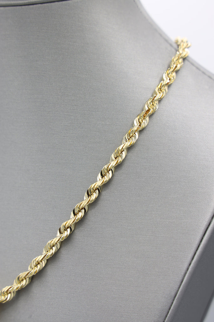 *NEW* 207 14k Picture Pendant W/ Solid Rope Chain (26” Inches) JTJ™ - Javierthejeweler