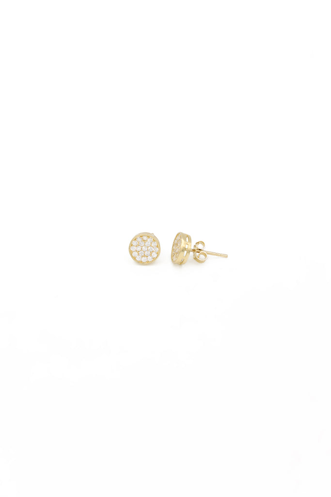 *NEW* 207 14k CZ Round Earrings JTJ™ - Javierthejeweler