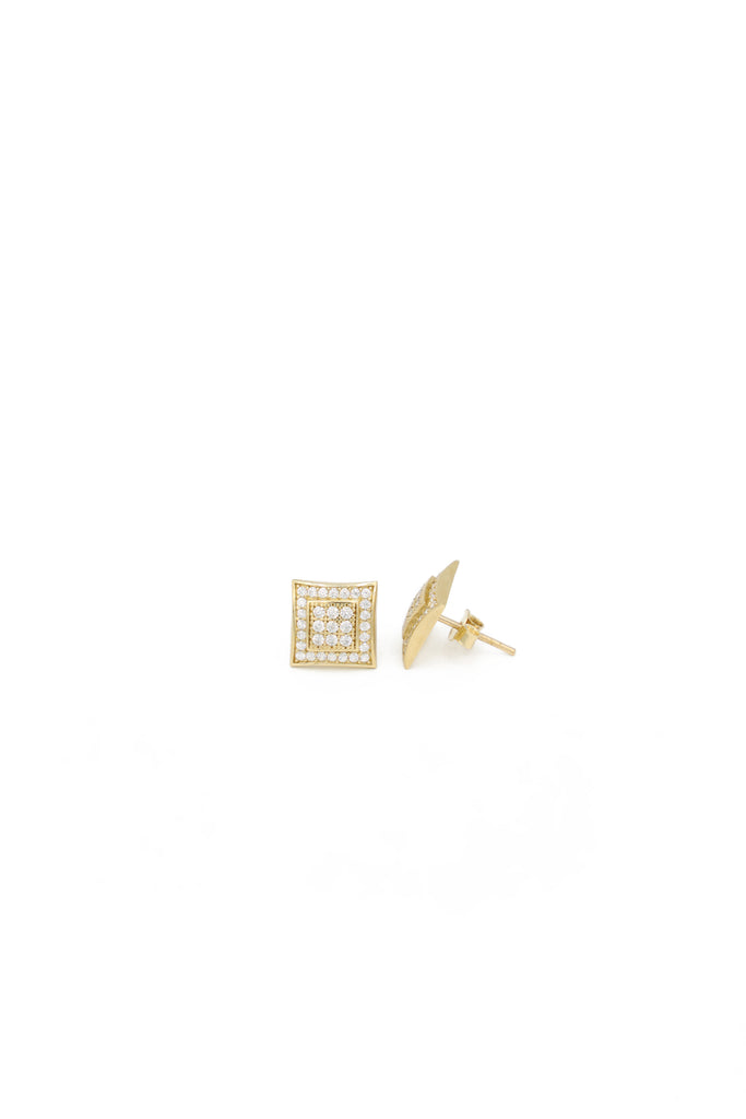 *NEW* 207 14k Square CZ Earrings JTJ™ - Javierthejeweler