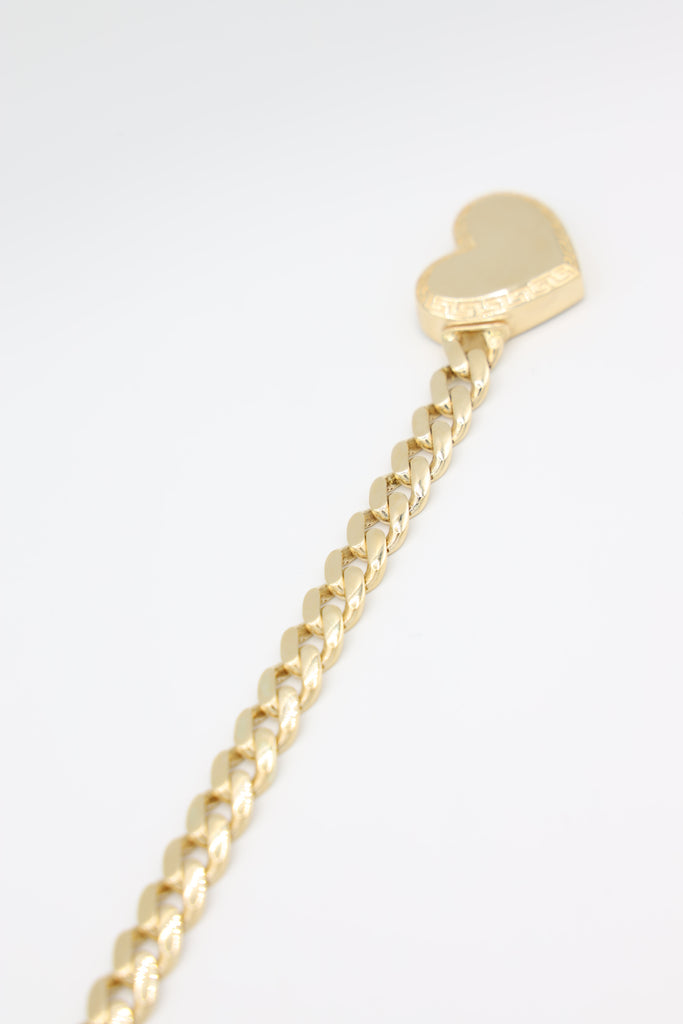 *NEW* 207 14K Hollow 🇮🇹 ITTALLO Heart Bracelet (8.5 MM) JTJ™ - Javierthejeweler