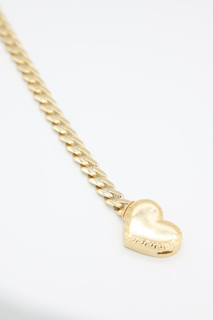 *NEW* 207 14K Hollow 🇮🇹 ITTALLO Heart Bracelet (8.5 MM) JTJ™ - Javierthejeweler