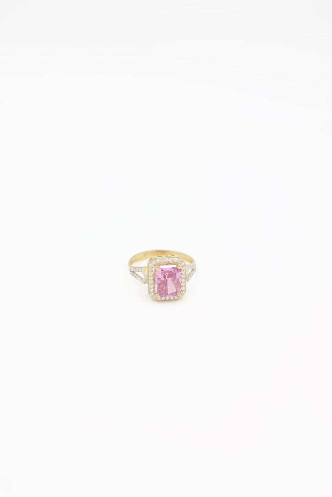 *NEW* 207 14K Cz Fancy Pink Ring JTJ™ - Javierthejeweler