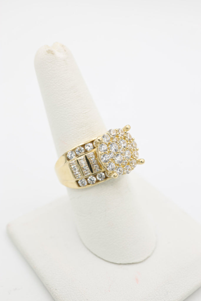 *NEW*  14K Women's Big Engagement ⚪️ CZ Ring JTJ™ - Javierthejeweler