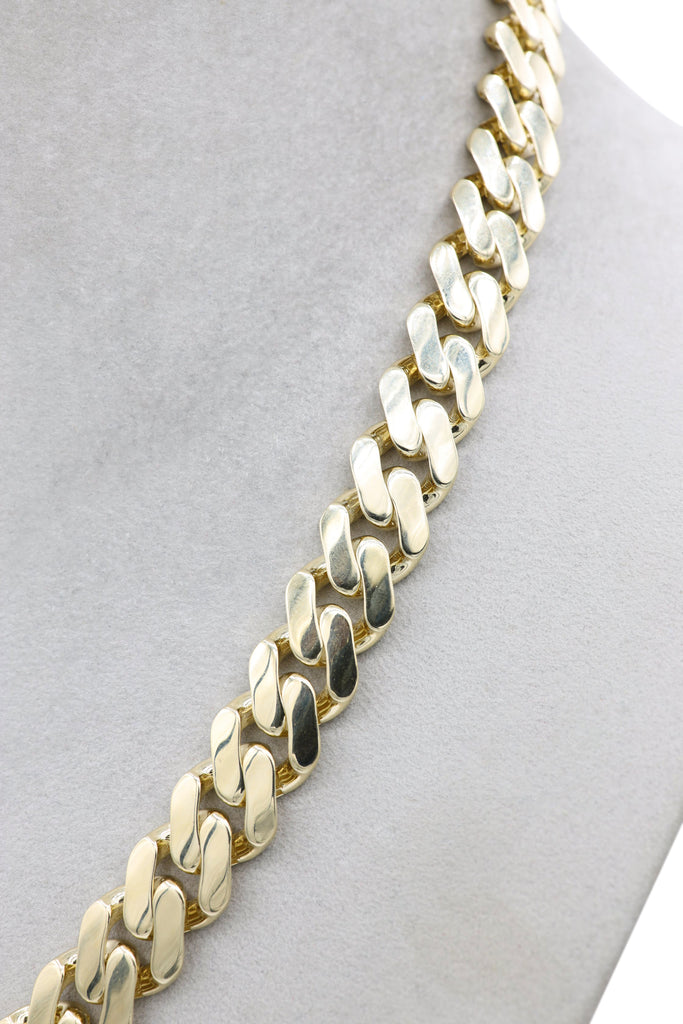 *NEW* 14K Hollow 🇮🇹 ITTALLO Chain For Man (13 MM / 24” inches) JTJ™- - Javierthejeweler