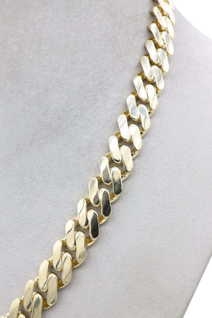 *NEW* 14K Hollow 🇮🇹 ITTALLO Chain For Man (13 MM / 22” inches) JTJ™- - Javierthejeweler