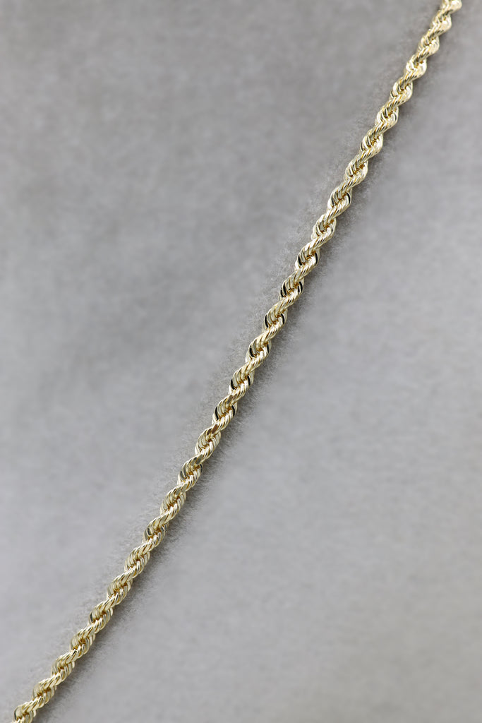 *NEW* 14K SOLID Rope Chain (2.5MM / 24” inches) JTJ™ - Javierthejeweler