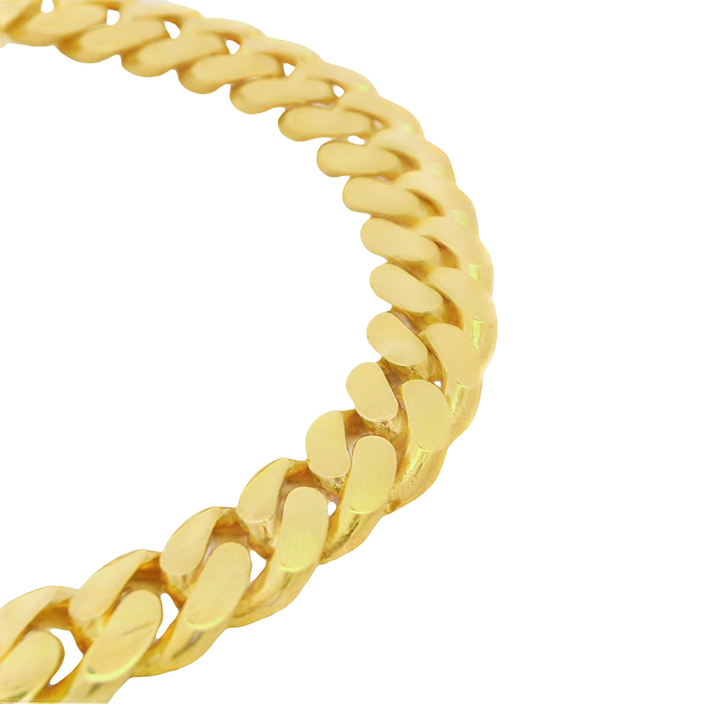 14K Solid Miami Cuban Bracelet (8MM) JTJ™ - Javierthejeweler