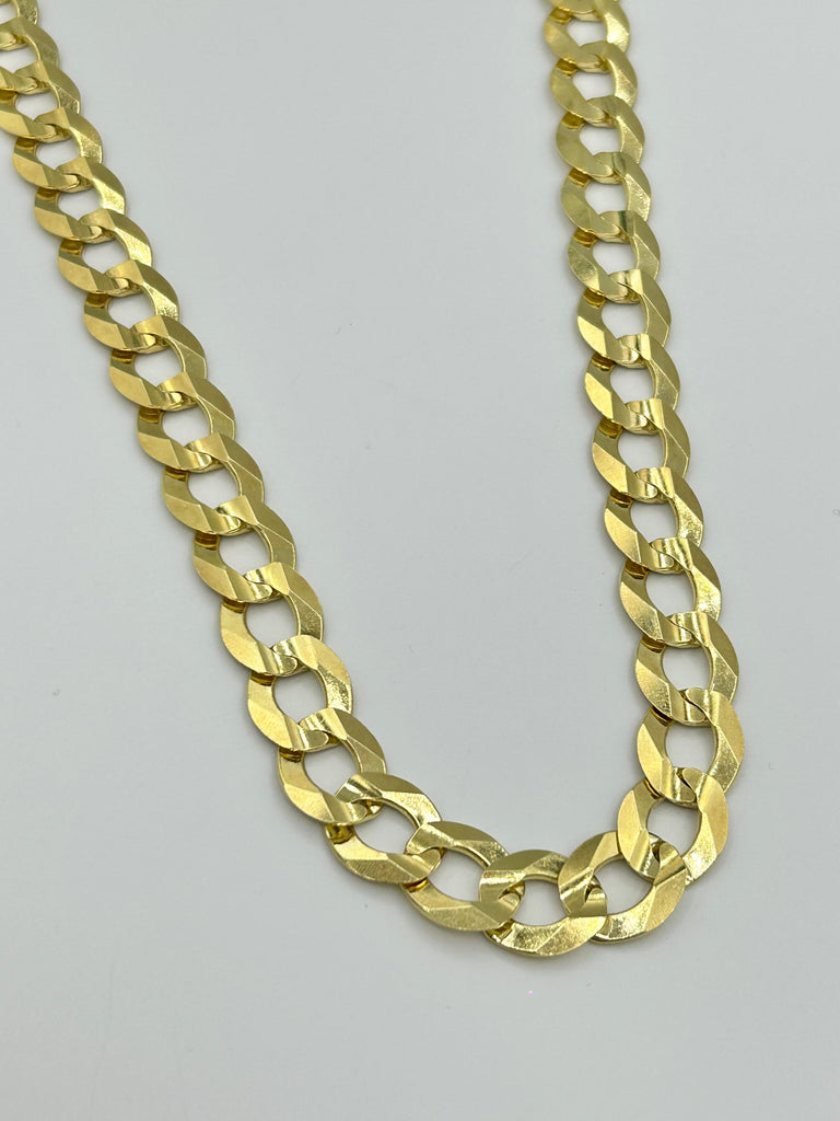 *NEW* 207 14K Solid Cuban Curb Chain 12MM (24” Inches) JTJ™ - - Javierthejeweler