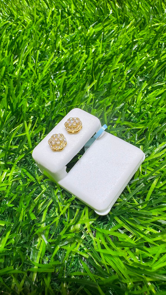 *NEW* 14K 💎💎 (VS) Money Flower Diamonds Earrings JTJ™ - Javierthejeweler