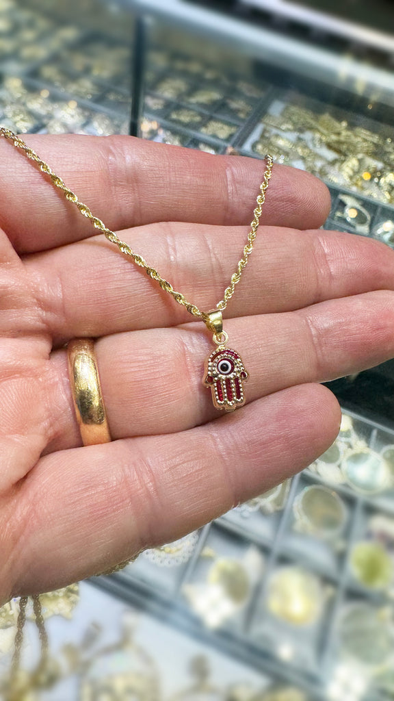 *NEW* 14K Pendant W/ Hollow Rope Chain (22” Inches) 🤯 JTJ™ - Javierthejeweler
