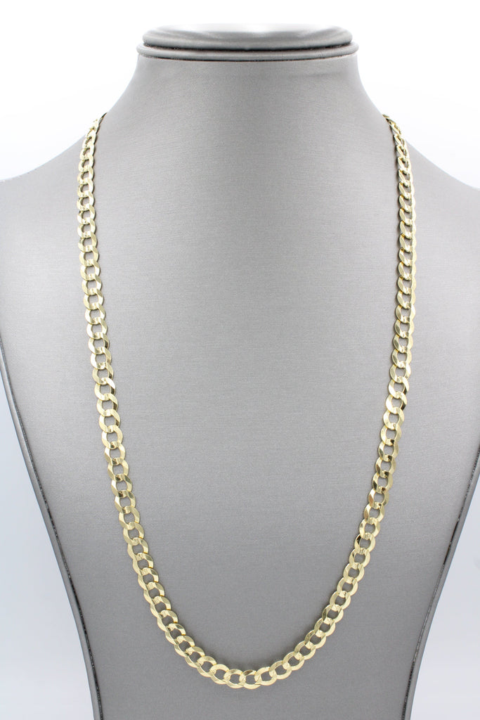 *NEW* 14K Picture Pendant (Large) W/ Cuban Solid Chain 24” Inches 7MM JTJ™ - Javierthejeweler