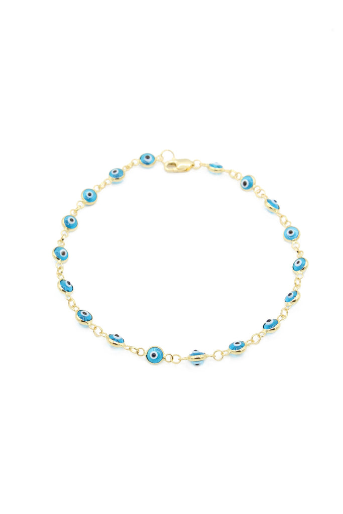 *NEW* 14K Fatima Eye Bracelet + Hoop 🧿 Earrings JTJ™ - Javierthejeweler