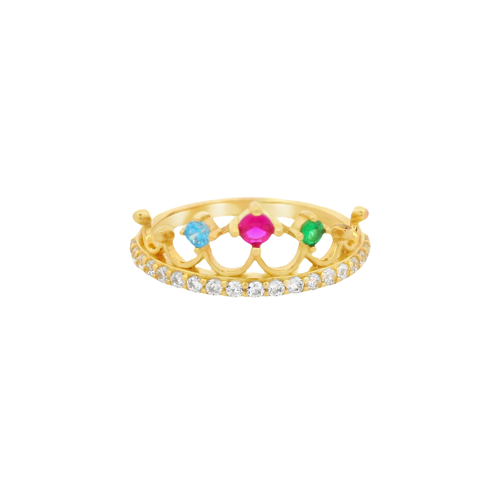 14K Princess Tiara CZ Ring JTJ™ - Javierthejeweler