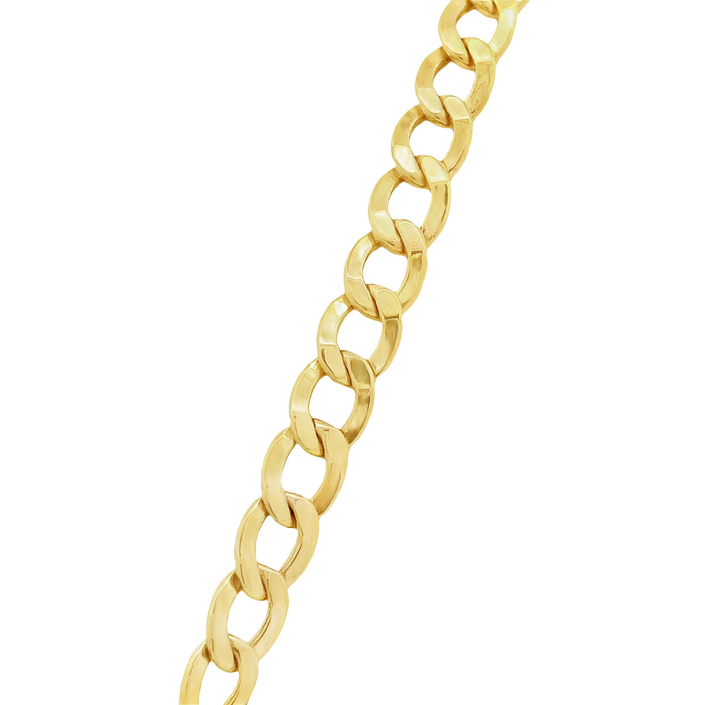 14K Last Supper CZ Pendant W/ Hollow Cuban Curb Chain (4.5MM - 20” Inches) JTJ™ - Javierthejeweler