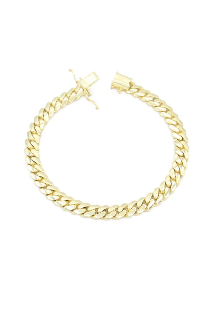 *NEW* 14K Solid Miami Cuban Bracelet (7MM) JTJ™ - Javierthejeweler
