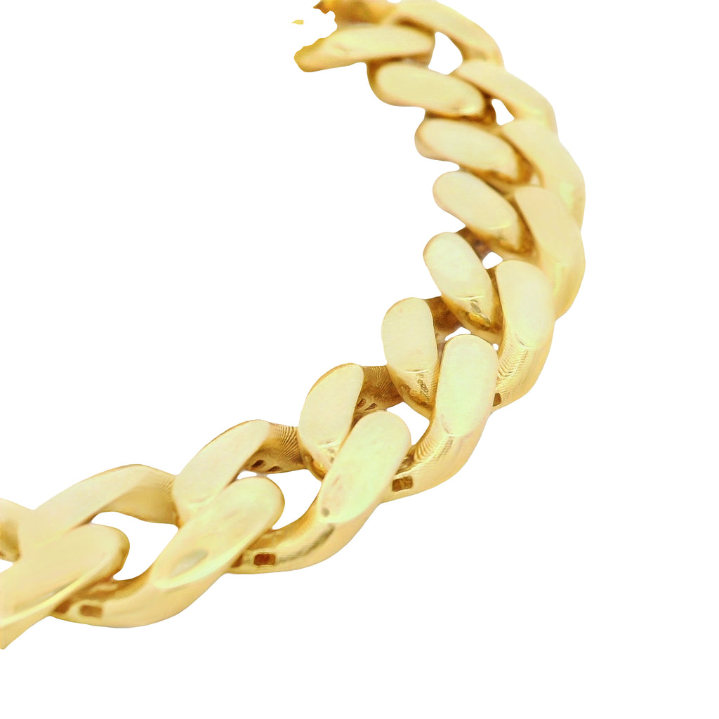 14K Women Heart Cuban Bracelet JTJ™ - Javierthejeweler