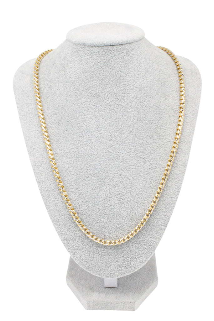 *NEW* PA 14K Solid Franco Chain Two Tone (22”inches) JTJ™ - Javierthejeweler