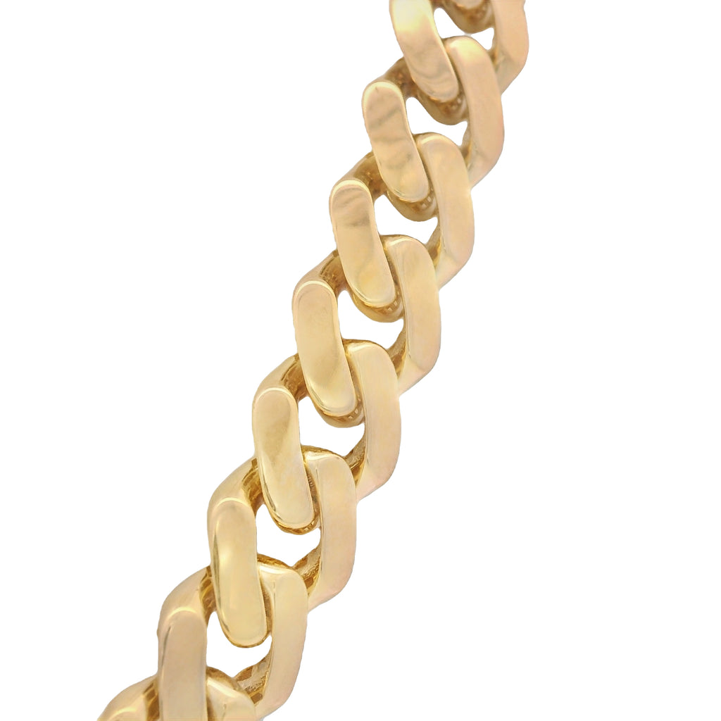 14k Hollow Cuban MONACI Choker (8MM / 16” Inches) JTJ™ - Javierthejeweler