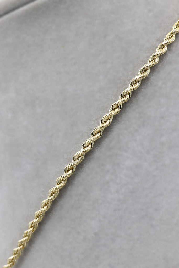 *NEW* 14K Hamsa Pendant w/ Hollow Rope Chain JTJ™ - - Javierthejeweler