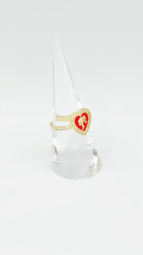 *NEW* 207 14K Brb (Red) Heart Ring JTJ™ - Javierthejeweler