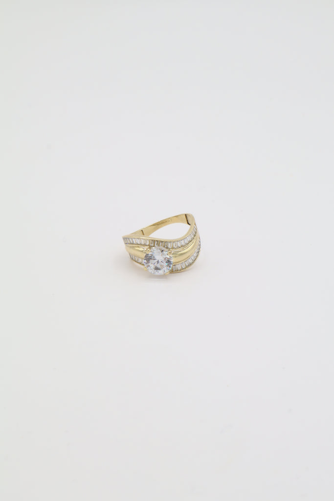 *NEW* 14K PA Cz White Stone  Ring JTJ™ - - Javierthejeweler