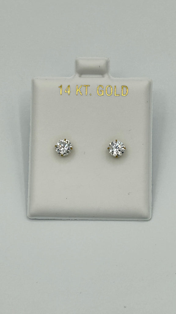*NEW* 14k 207 Cz Earrings (M) JTJ™ - Javierthejeweler