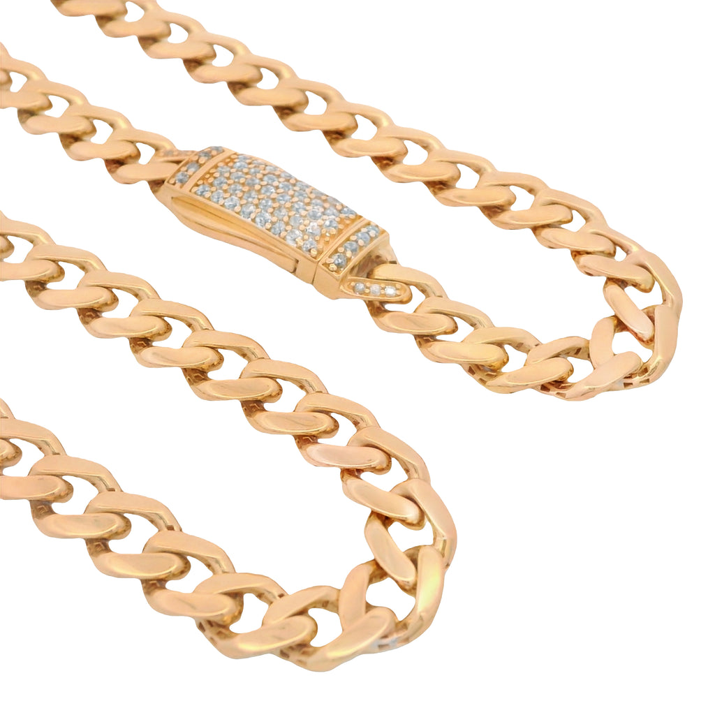 14K 🇮🇹ITTALLO Hollow Cuban Chain (7MM / 20” Inches) JTJ™ - Javierthejeweler