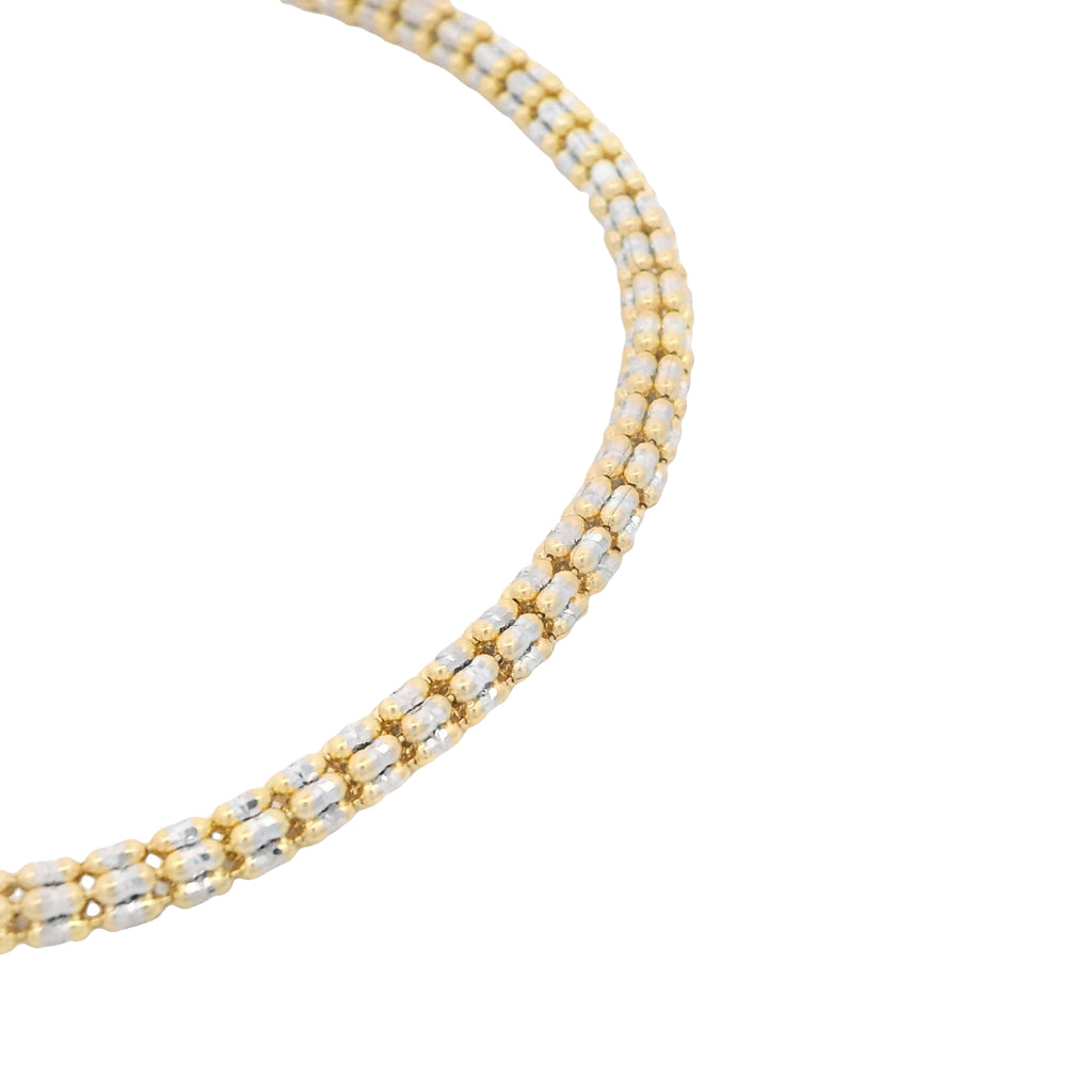 14K Women’s Moon Iced Bracelet (3.8MM) JTJ™ - Javierthejeweler